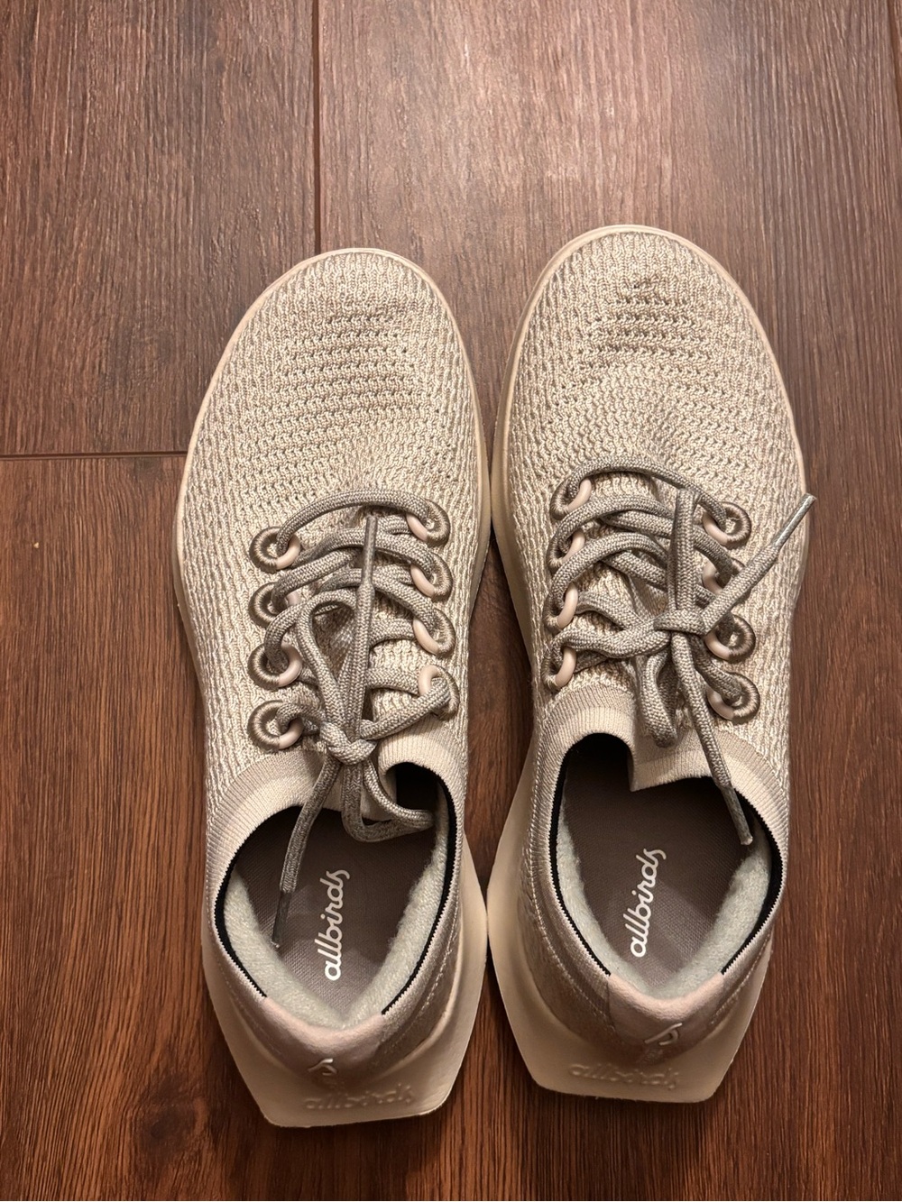 allbirds Women's Knit Athletic Sneakers - Taupe